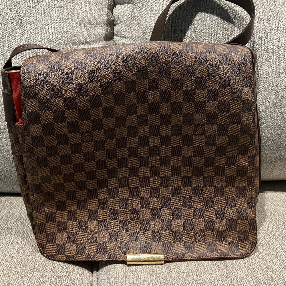 Louis Vuitton Damier Ebene Messenger Laptop Bag